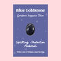Blue Goldstone Keepsake Token Ambition Gift, thumbnail 1 of 3