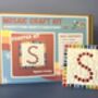 Childrens Personalised Mosaic Coaster Craft Kit, thumbnail 1 of 2