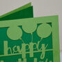 Personalised Papercut Birthday Card, thumbnail 5 of 7
