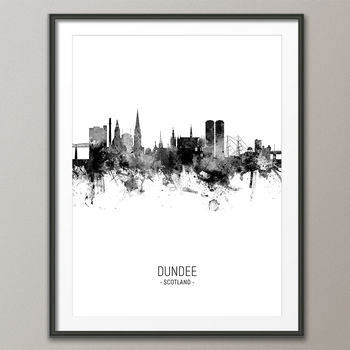 Dundee Skyline Portrait Print And Box Canvas, 4 of 5