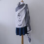Double Layer Soft Cotton Throw And Towel And Shawl, thumbnail 9 of 10