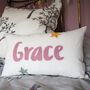 Personalised Name Cushion With Stars, thumbnail 4 of 7
