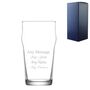 Personalised Engraved Pint Beer Glass Gift Box, thumbnail 1 of 5