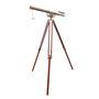 60 Inch Handcrafted Bronze Telescope With Tripod Stand, thumbnail 5 of 9