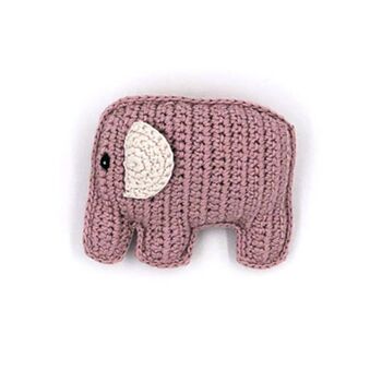 Handmade Little Elephant Pink Fair Trade Toy, 2 of 2