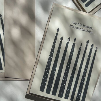 Hip Hip Hooray, Happy Birthday Card, 4 of 4