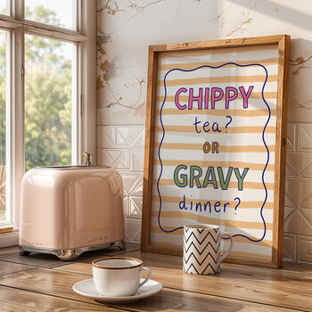 Chippy Tea Or Gravy Dinner? Print, 2 of 8