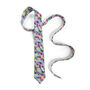 Brushstrokes Silk Tie, Pocket Square, Cufflinks, thumbnail 2 of 6