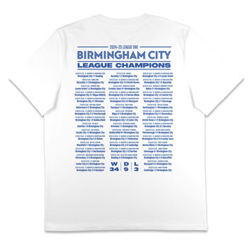 Birmingham League One Champions T Shirt, 4 of 7