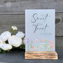 Floral Personalised Love Is Sweet Sign Opaque, thumbnail 1 of 6