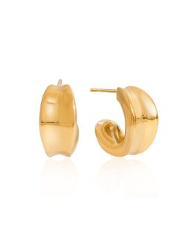 Sculpted Hoop Earrings, 2 of 5