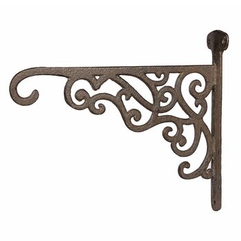 Large Antique Scrolled Wall Bracket, 2 of 3