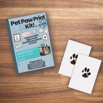 Pet Gift Paw Print Keepsake Kit, 2 of 11