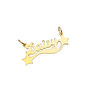 Personalised Star Name Pendant Charm, thumbnail 6 of 6