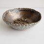 Handmade Gold And Blue Brown Mini Pottery Ring Dish, thumbnail 5 of 9