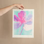 Drippy Flower Riso Print, thumbnail 1 of 6