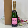 Personalised Valentines 'Love' Champagne, thumbnail 5 of 6