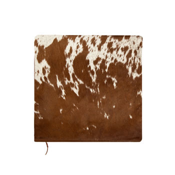 Brown And White Natural Cowhide Cushion Cover, 2 of 6