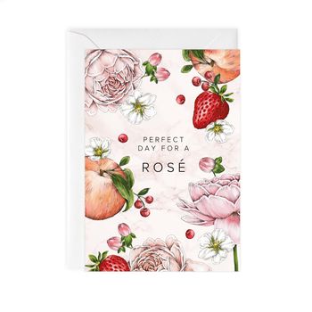 Botanical Party 'Perfect Day For A Rose' Card, 2 of 2