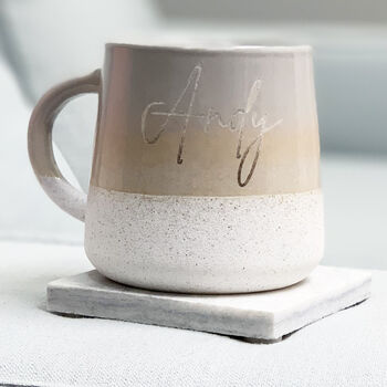 Father's Day Ombre Glazed Hand Engraved Mug, 5 of 10
