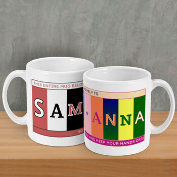Personalised Mug With Name And Messages Gift, 2 of 12