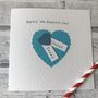 Personalised 1st Father’s Day Heart Card, thumbnail 3 of 3