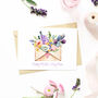 Personalised Flowers In Envelope Mother's Day Card, thumbnail 1 of 2