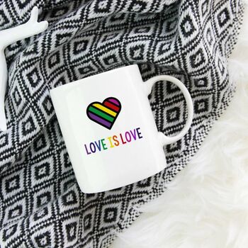 Rainbow Pride Mug | Love Is Love, 2 of 4