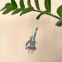 Chimpanzee Party Animal Christmas Tree Decoration, thumbnail 2 of 5