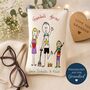 Personalised Grandad’s Glasses Case With Grandchildren, Embroidered Felt Spectacle Case Gift From Grandchildren, thumbnail 1 of 12