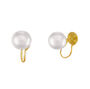 Lunar Pearl Clips Earrings, thumbnail 1 of 6