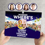 Personalised Mum Gift Book 'Wonder Where’s Mum And Three Children?', thumbnail 1 of 9