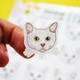 Personalised Pet Portrait Sticker Sheet, thumbnail 7 of 10