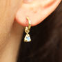 Cai Huggie Moonstone Earrings In 9ct Gold Or Silver, thumbnail 1 of 4