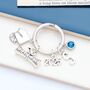 Personalised 2025 Graduation Keyring, Graduation Cap, thumbnail 1 of 10
