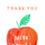 Personalised Thank You Teacher Card, thumbnail 2 of 3