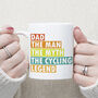 Cycling Father Day Mug, thumbnail 5 of 5