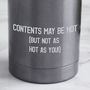 Personalised 'Hot Contents' Travel Cup, thumbnail 2 of 7