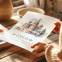 Moscow Russia Travel Poster Print, thumbnail 3 of 7