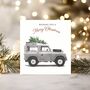 Land Rover Merry Christmas Greeting Card, thumbnail 1 of 4