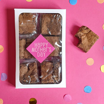 Personalised Mother's Day Gooey Brownies Gift Box, 5 of 6