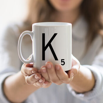 Personalised Scrabble Mug A Z, 2 of 3