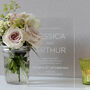 Clear Classic Acrylic Wedding Invitations, thumbnail 7 of 10