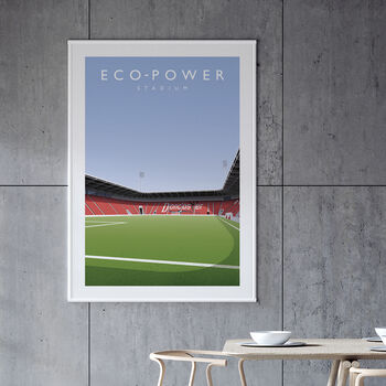 Doncaster Rovers Eco Power Stadium Poster, 4 of 8