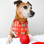 Red Christmas Dog Breeds Bandana, thumbnail 1 of 8