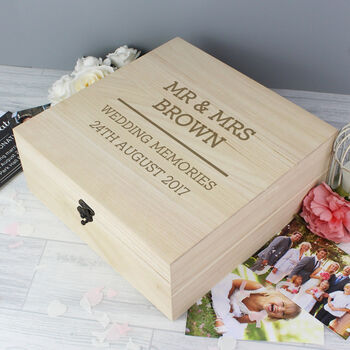 Personalised Any Message Keepsake Box, 10 of 12