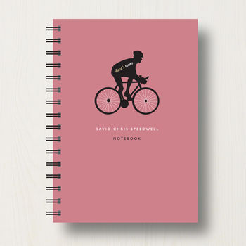Personalised Cycling Lover's Journal Or Notebook, 7 of 10