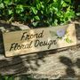 Personalised Wooden Sign With Illustration, thumbnail 1 of 11