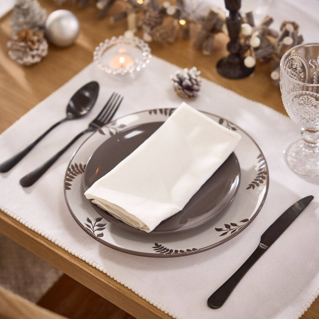 Marseille White French Knot Placemats, 1 of 5