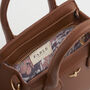 Deco Blooms Mini Tan Tote, thumbnail 5 of 6